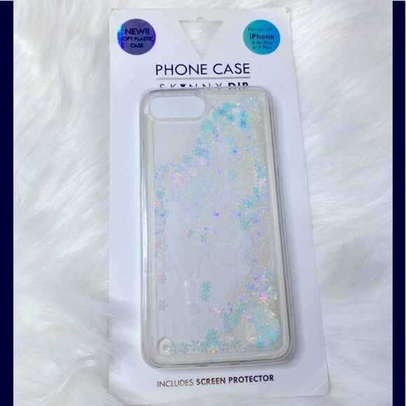 Skinnydip Accessories - Skinny Dip London Glitter Snowflake IPhone Case NWT